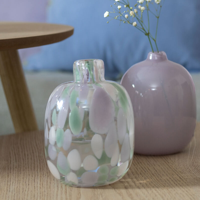 Fanni K Ombra maljakko 13,5 cm lila/vihreä/kirkas